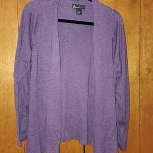 Purple Lane Bryant open front cardigan sz 16